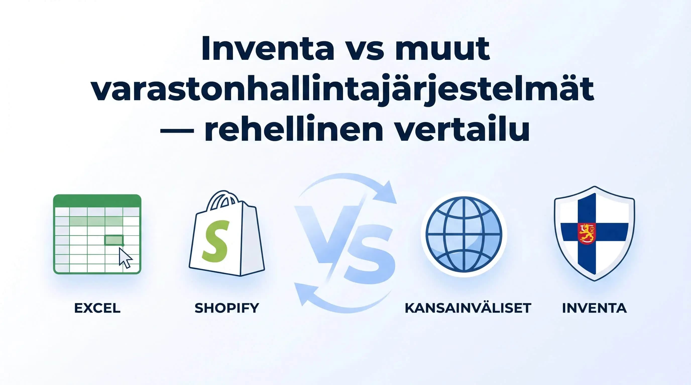 Inventa vs andra lagerhanteringssystem — en ärlig jämförelse
