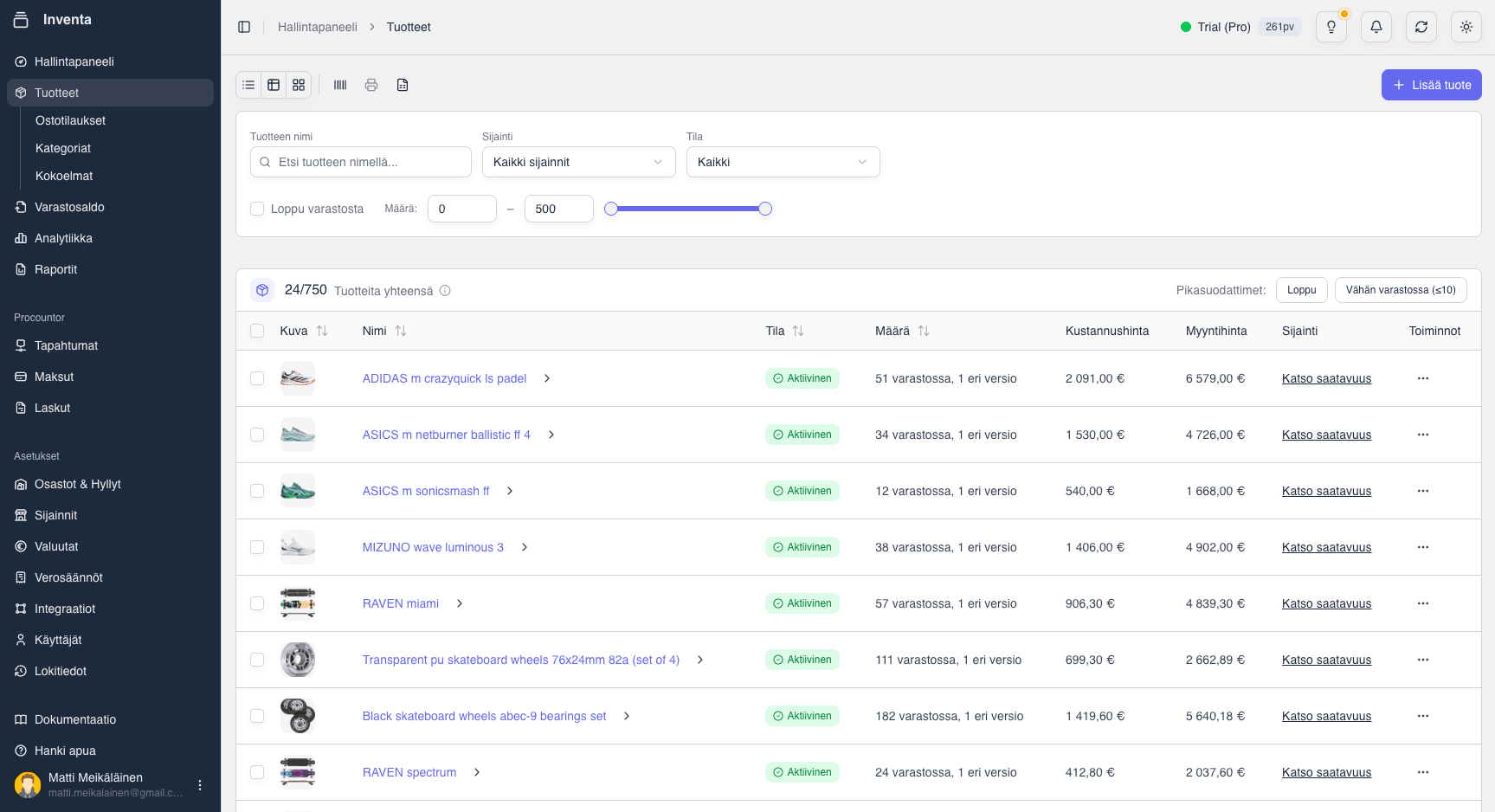 Löydä mikä tahansa tuote sekunneissa